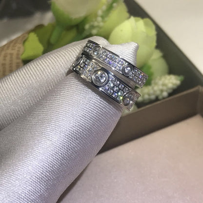 18K Celestial Love Diamond-Paved 6.5mm Ring