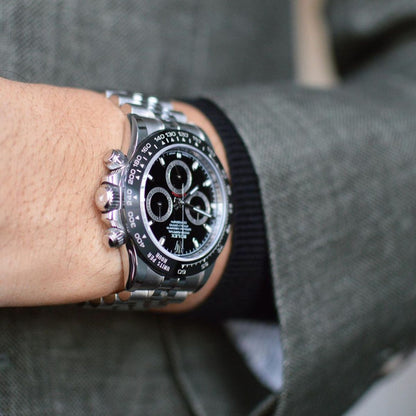 Regency Racing Chronograph 40 mm Timelesssteel Ceramic Bezel Panda Dial 126500LN 3386