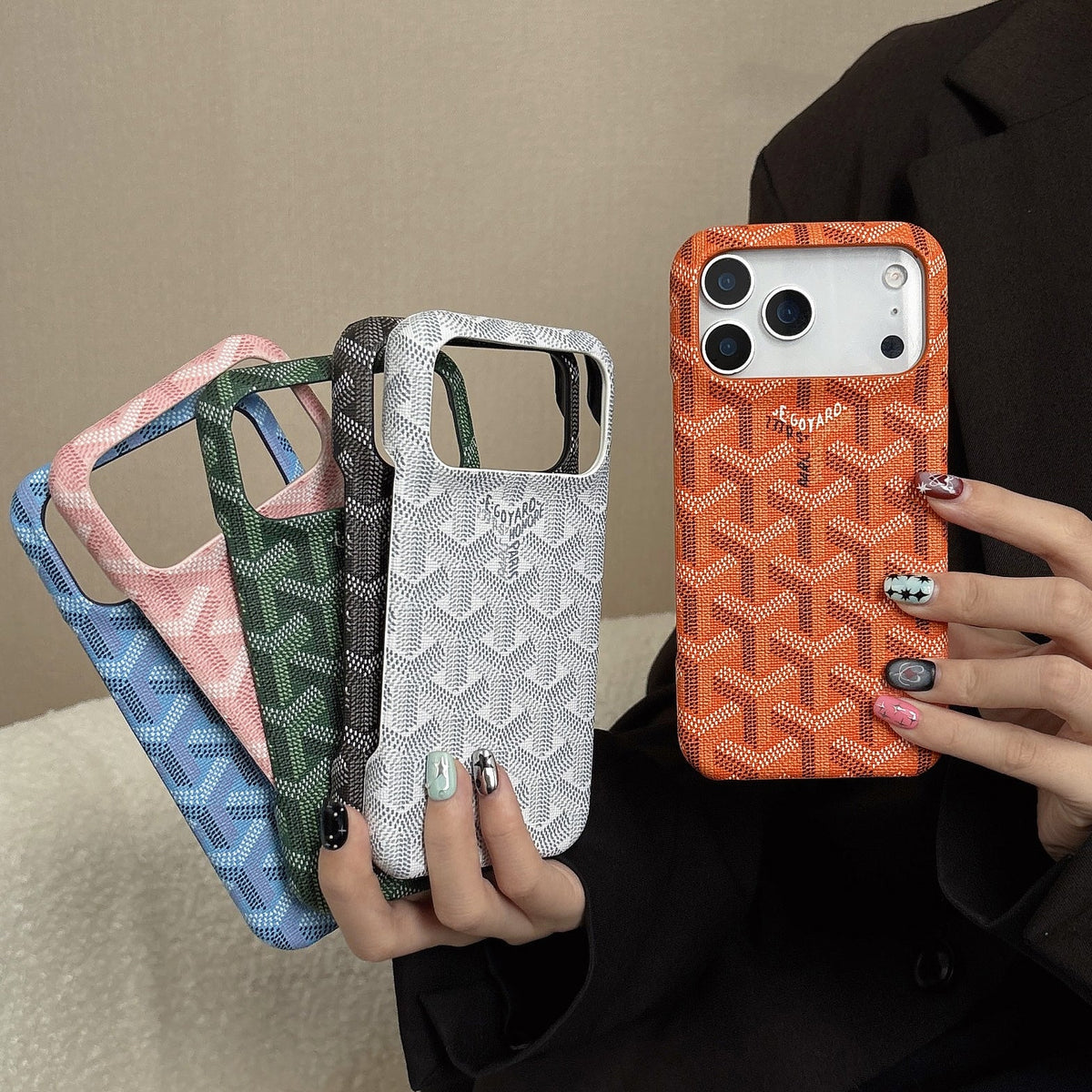 Luxury Geometric Pattern Phone Case