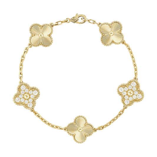 18K Celestial Alhambra Five Bracelet