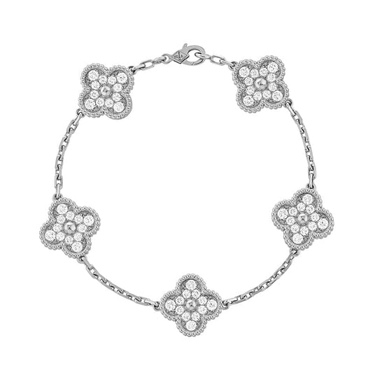 18K Celestial Alhambra Diamonds Bracelet