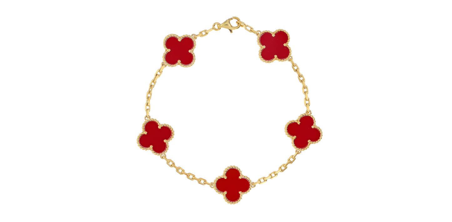 18k Bracelet Four-Leaf Clover Collection