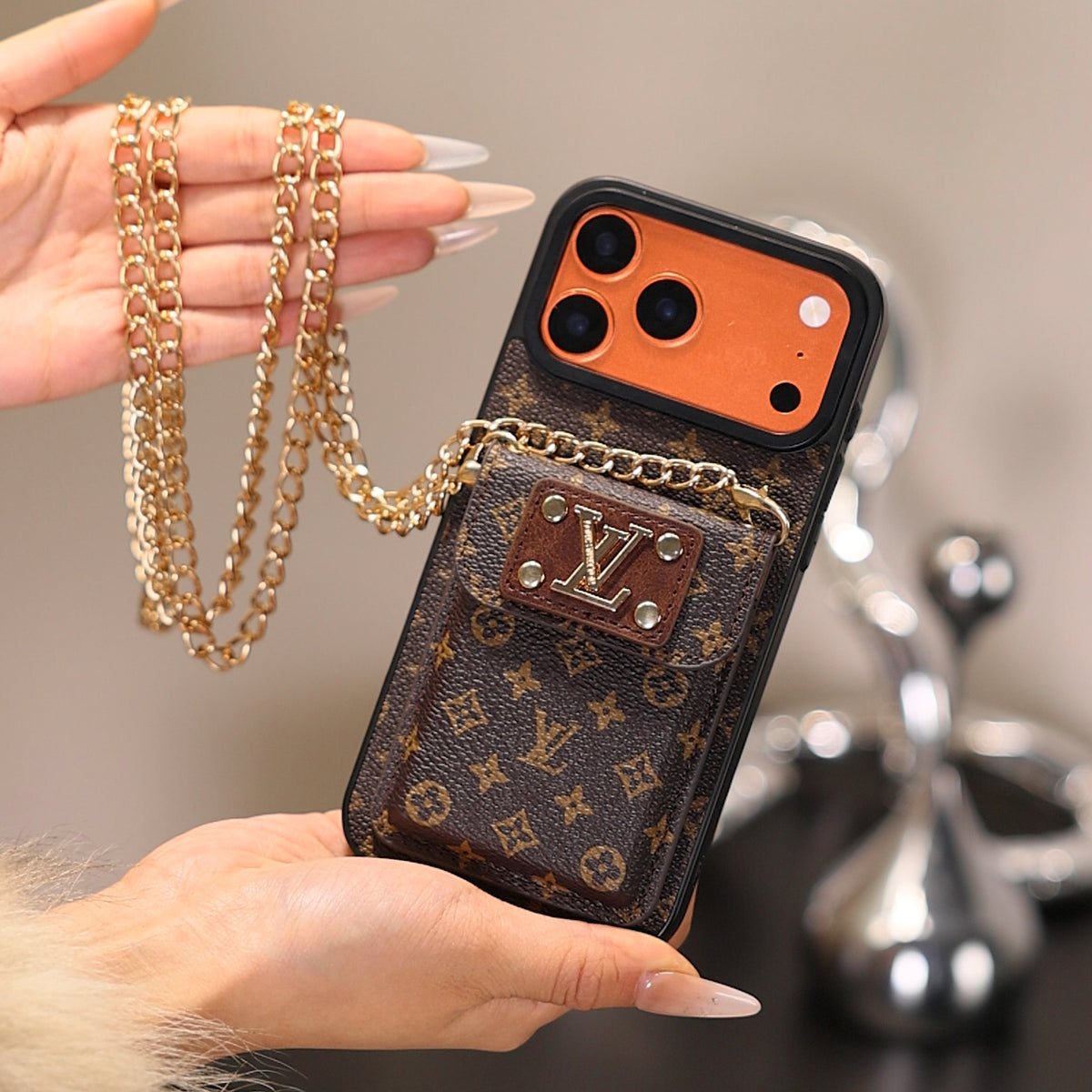 New Classic Luxury Card Holder Phone Case  08