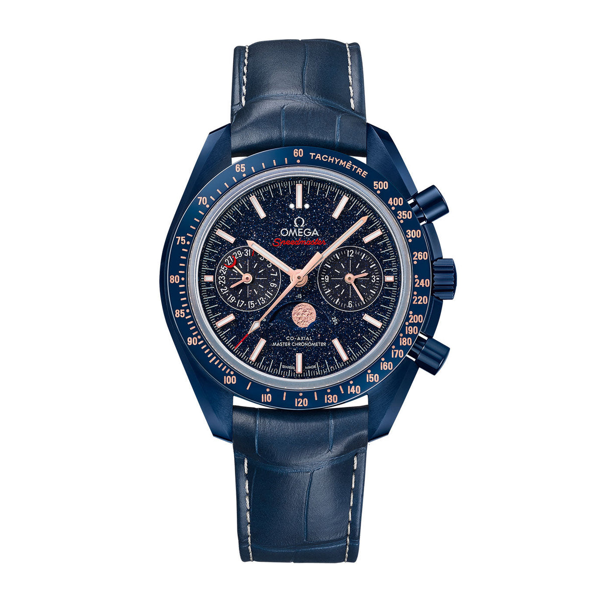wrist watch New 2024, Speedmaster Moonphase, 304.93.44.52.03.002, box and papers watch