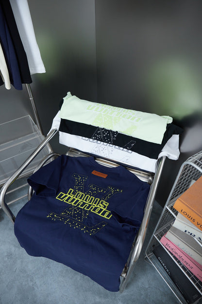 New embroidered cotton t-shirt