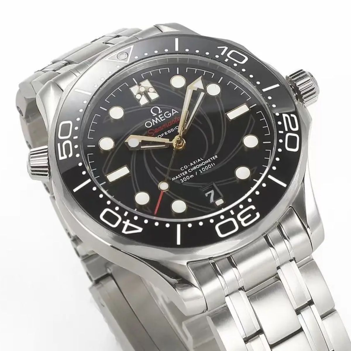Celestial Seafarer Diver 300M 42mm Steel On Steel Black Dial 8105