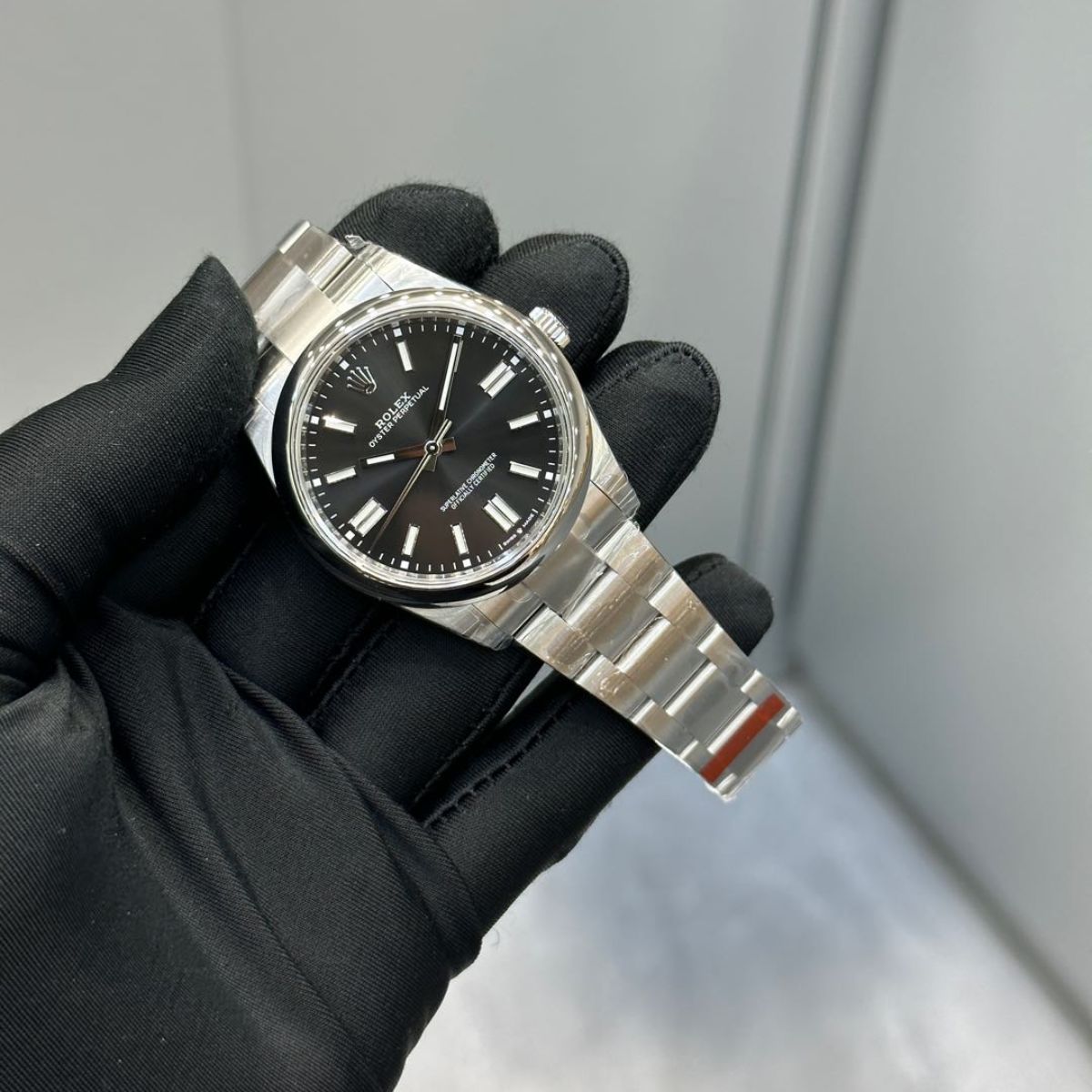 Regency Timeless Perpetual 41 mm Timeless Trapeze Bezel Black Dial 134300 9073