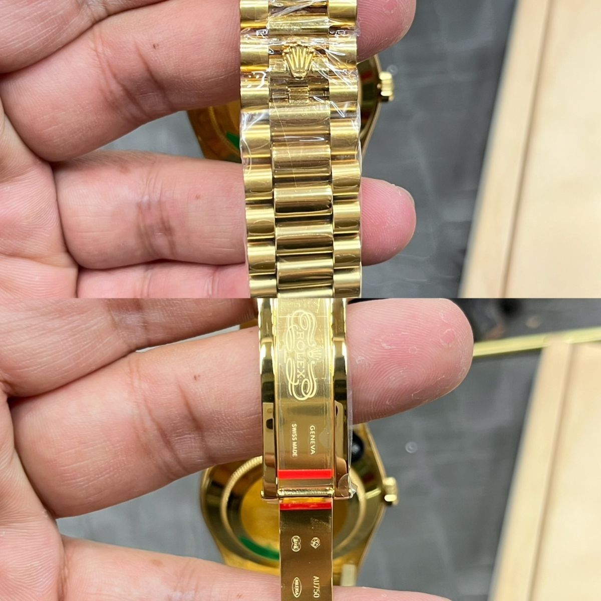 Regency Weekday 36 mm Weekday Fluted Bezel Blue ombre Dial 128238 7000