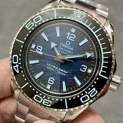 Celestial Ocean Diver 600M 46mm Steel On Steel Blue Dial 9838