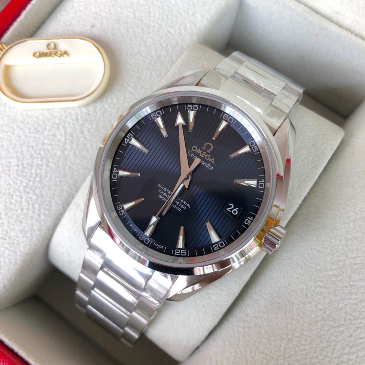 Celestial Aqua Sport 150M 42mm Steel On Steel Blue Dial 3937