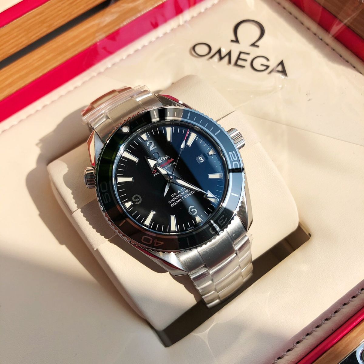 Celestial Ocean Diver 600M 42mm Steel On Steel Black Dial 4007