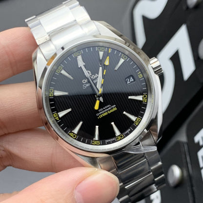 Celestial Aqua Sport 150M 42mm Steel On Steel Black Dial 2095