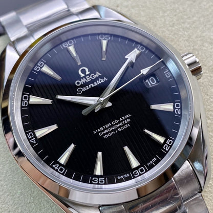 Celestial Aqua Sport 150M 39mm Steel On Steel Black Dial 8001
