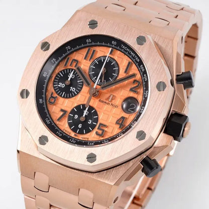 [Super Clone] Prestige Atelier Coastal Sport Chronograph 42mm Rose Gold Dial Rose Gold 2312