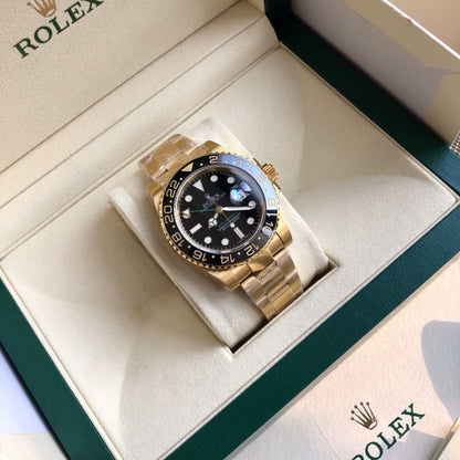 [Super Clone] Regency Traveller Traveller 40 mm Timeless Black Bezel Bright black Dial 9519