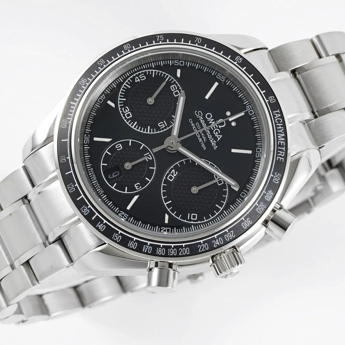 Celestial Racing Chronograph 40mm Steel On Steel Black Dial 8266