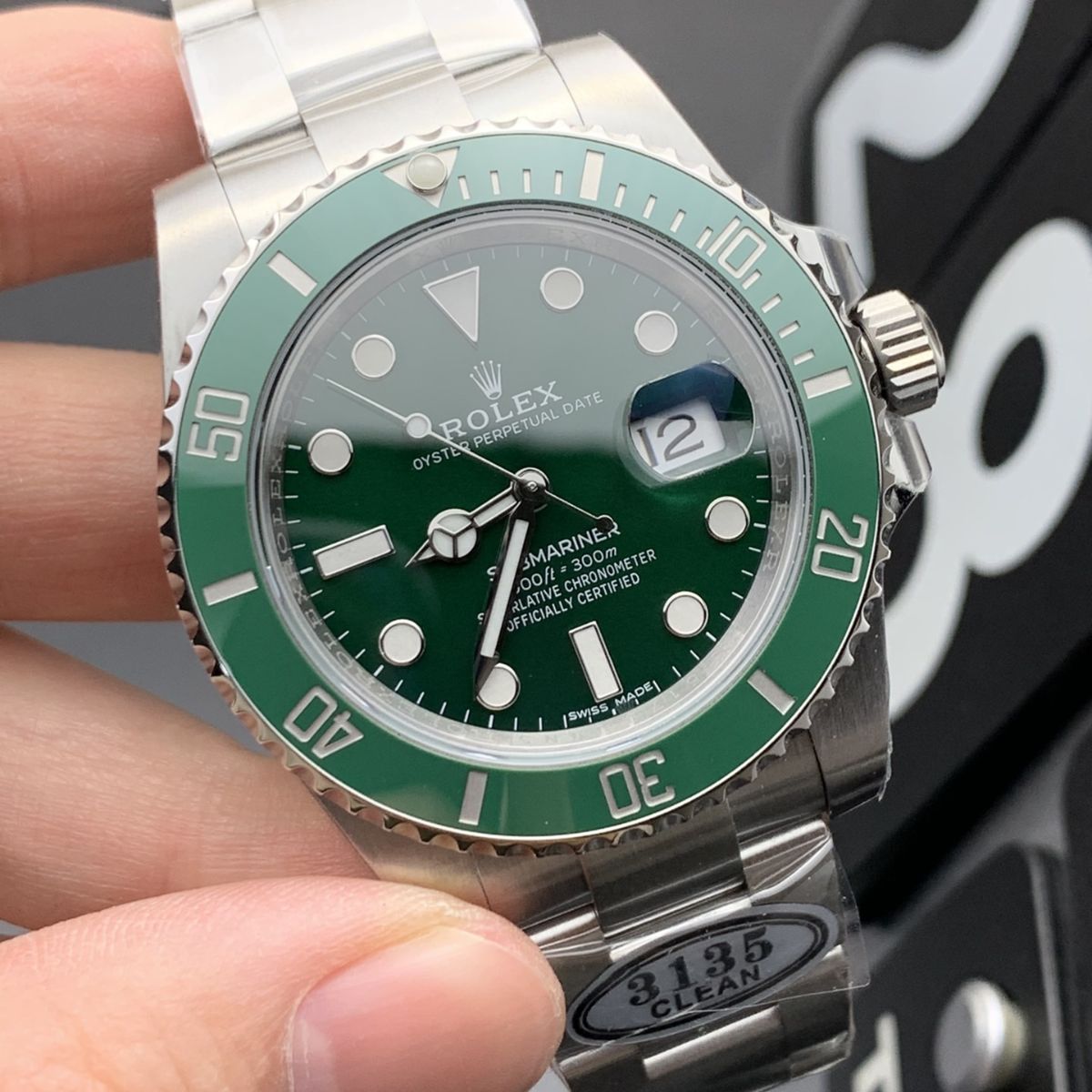 Regency Diver Date 41 mm Timeless Green Bezel Green mint Dial 7613