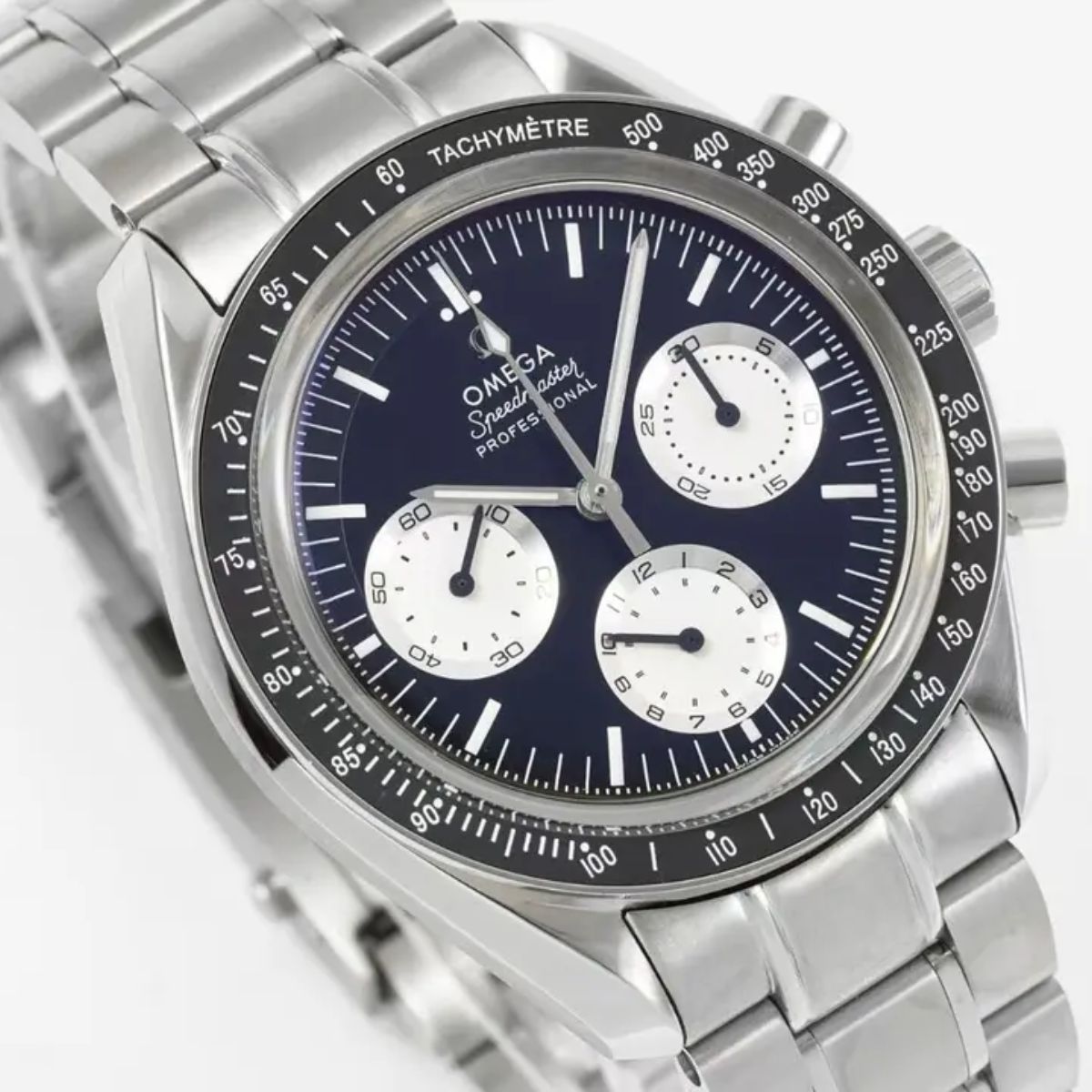 Celestial Chronograph Reduced 39mm Steel On Steel Blue Dial 5562