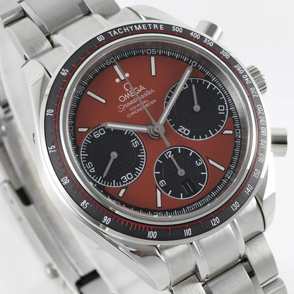 Celestial Racing Chronograph 40mm Steel On Steel Red Dial 4262