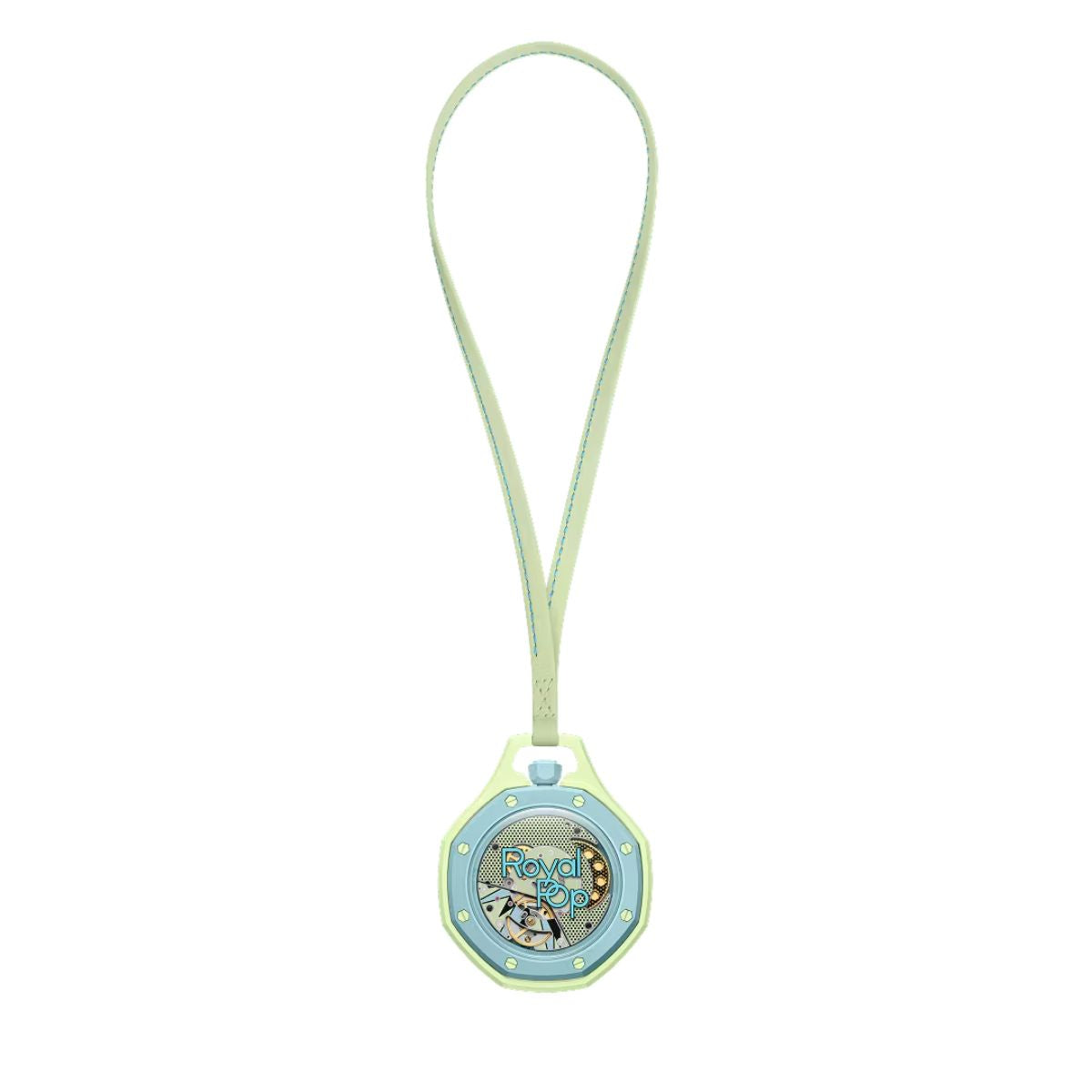 Swiss Pop Art Blaue Acht Ceramic Watch 9487
