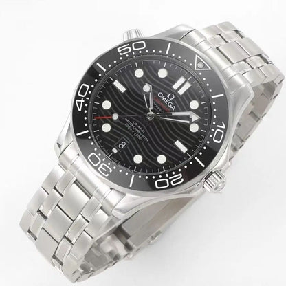 Celestial Seafarer Diver 300M 42mm Steel On Steel Black Dial 2821