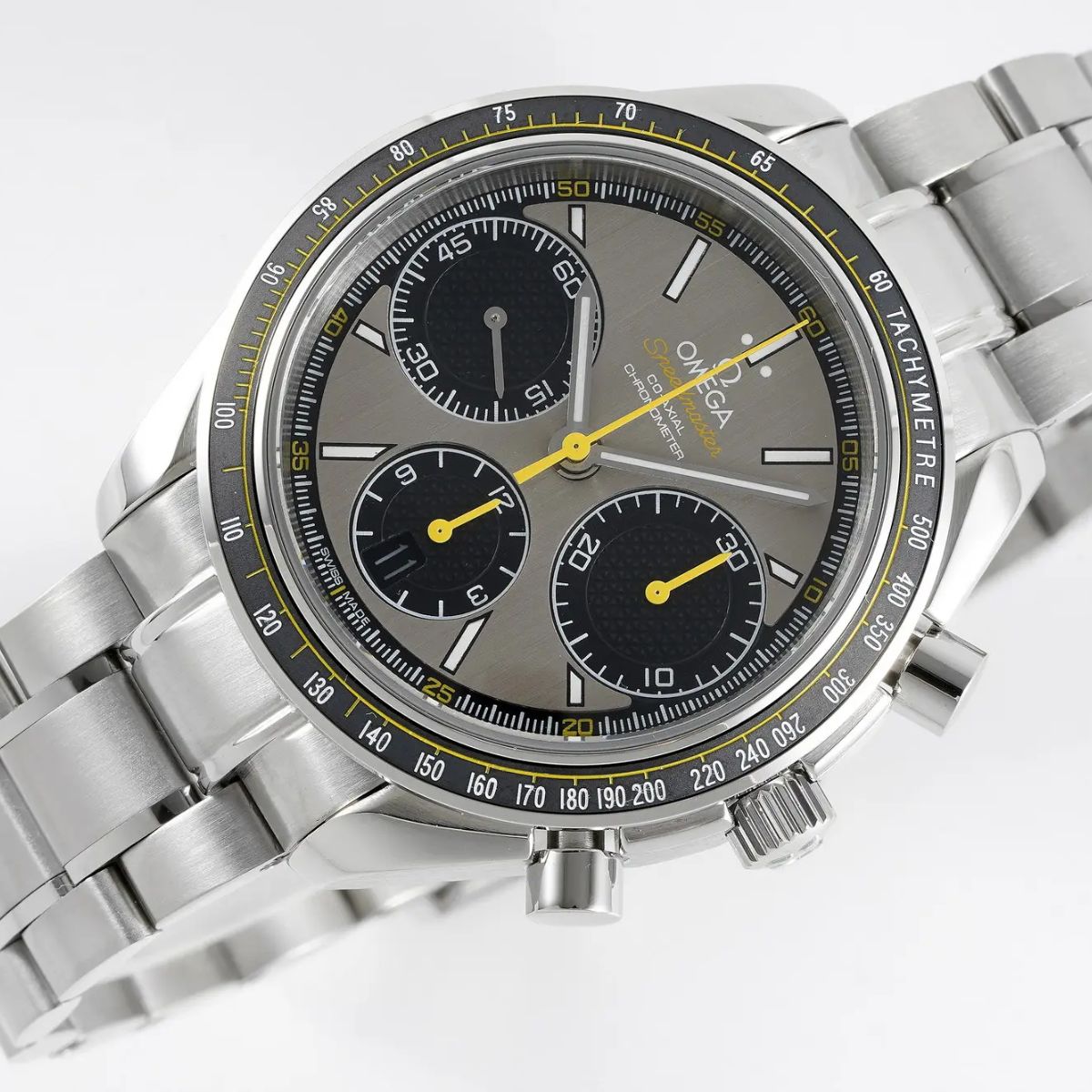 Celestial Racing Chronograph 40mm Steel On Steel Grey Dial 6379