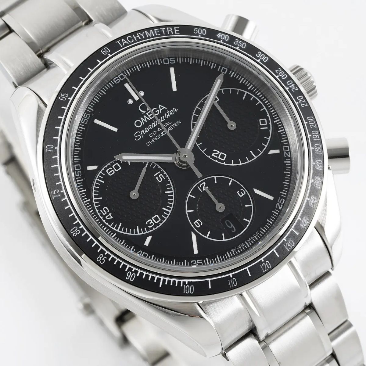 Celestial Racing Chronograph 40mm Steel On Steel Black Dial 7765