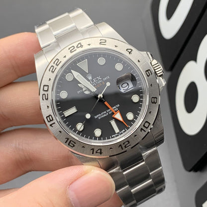 Regency Adventurer II 42 mm Timeless Silver Bezel Black Dial 226570 2781