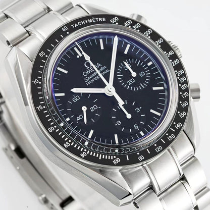 Celestial Moon Chronograph Professional 42mm Steel On Steel Blue Dial 6189