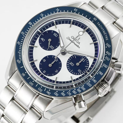 Celestial Moon Chronograph 40mm Steel On Steel Panda Dial 5583