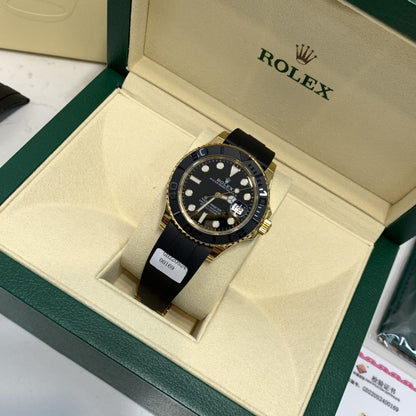 Regency Marine Master 42 mm Rubber Black Ceramic Bezel Black Dial 226658 5436