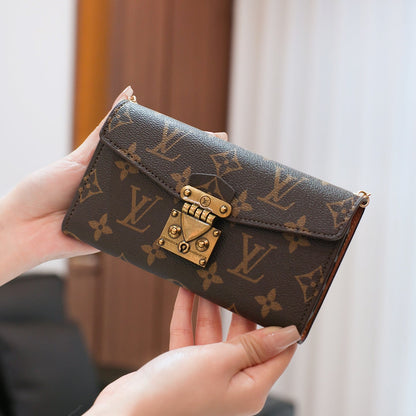 Luxury iPhone case with card holder and strap