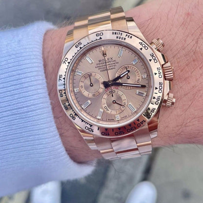 [Super Clone] Regency Racing Chronograph 40 mm Timeless Everose Bezel Everose Dial 8678