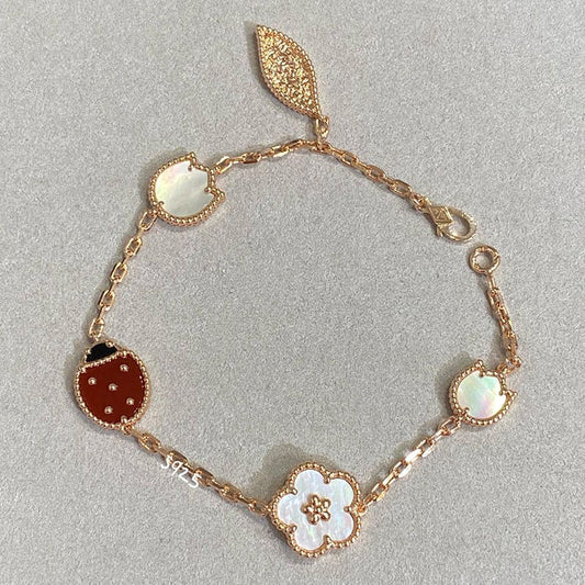 18K Celestial Lucky Spring Five Bracelet