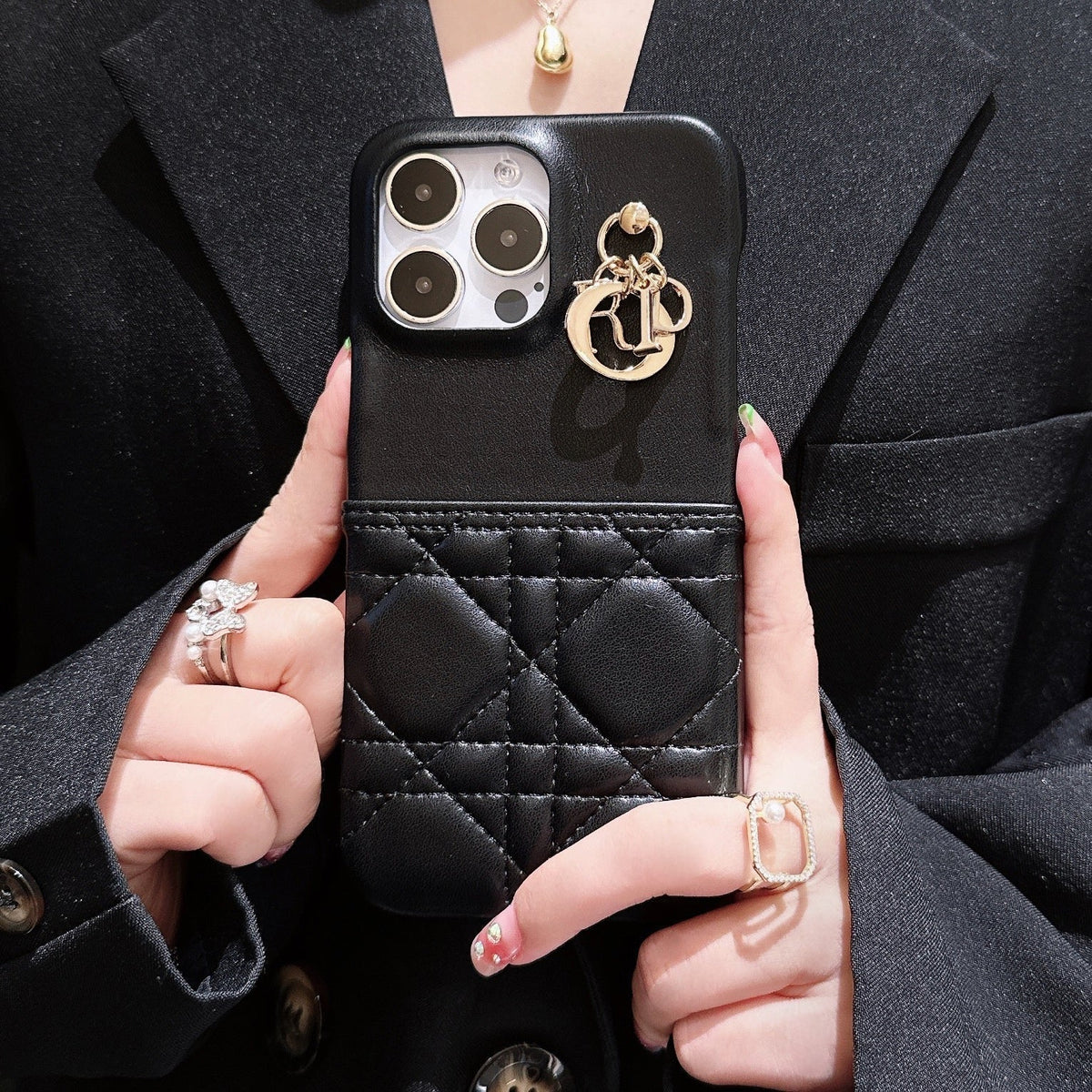 CD Leather iPhone Case