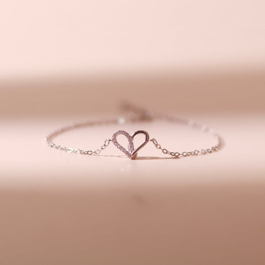 ELVORIA Narci Open Heart Bracelet