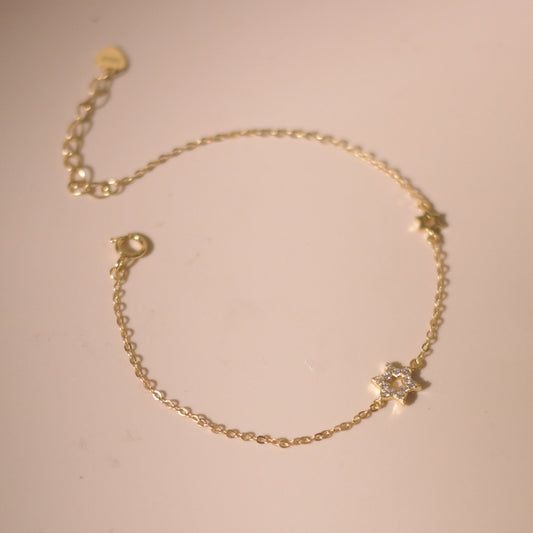 ELVORIA Roise Snowflake Bracelet