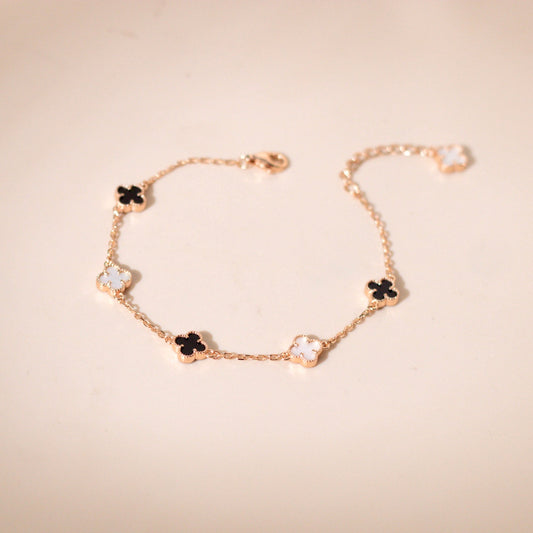 ELVORIA 18K Rose Gold & Bracelet