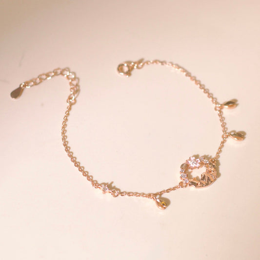 ELVORIA Cherry Bloom Bracelet