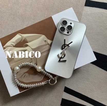 Y-S-L Shine x Mono iPhone Case With Chain