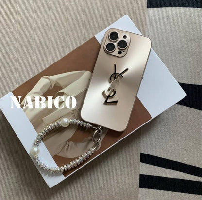 Y-S-L Shine x Mono iPhone Case With Chain