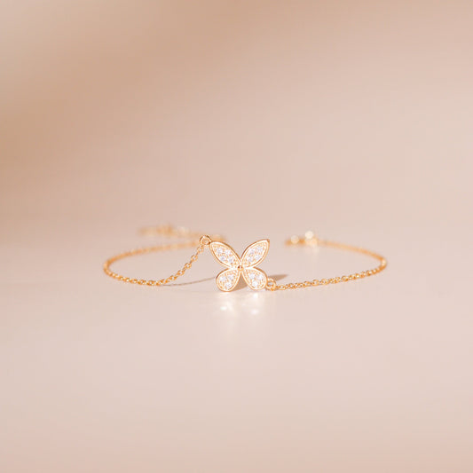 ELVORIA Eri Butterfly Bracelet