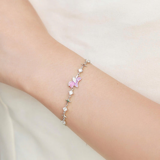 ELVORIA Pony Horse Charm Bracelet