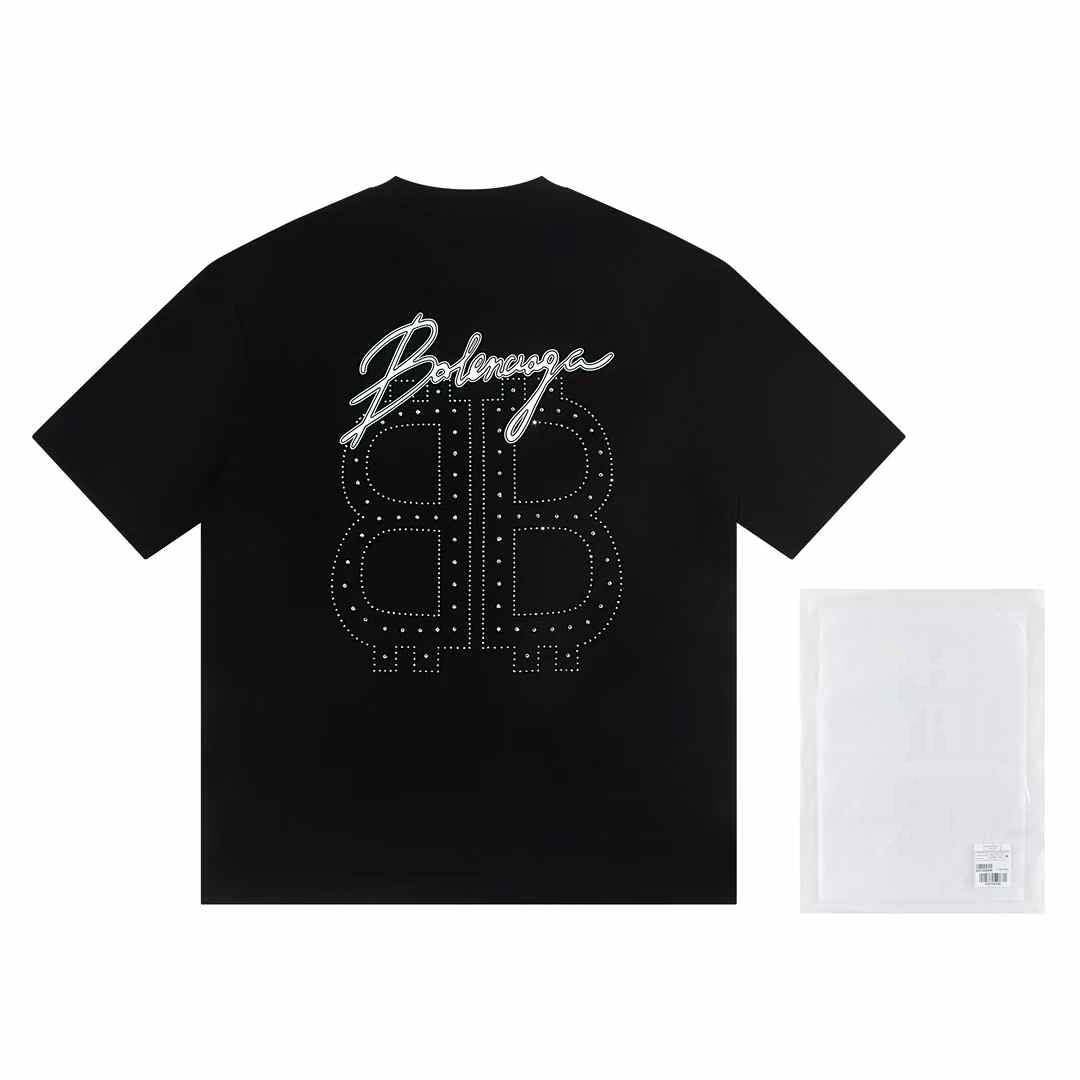 2025ss High quality diamond t-shirt