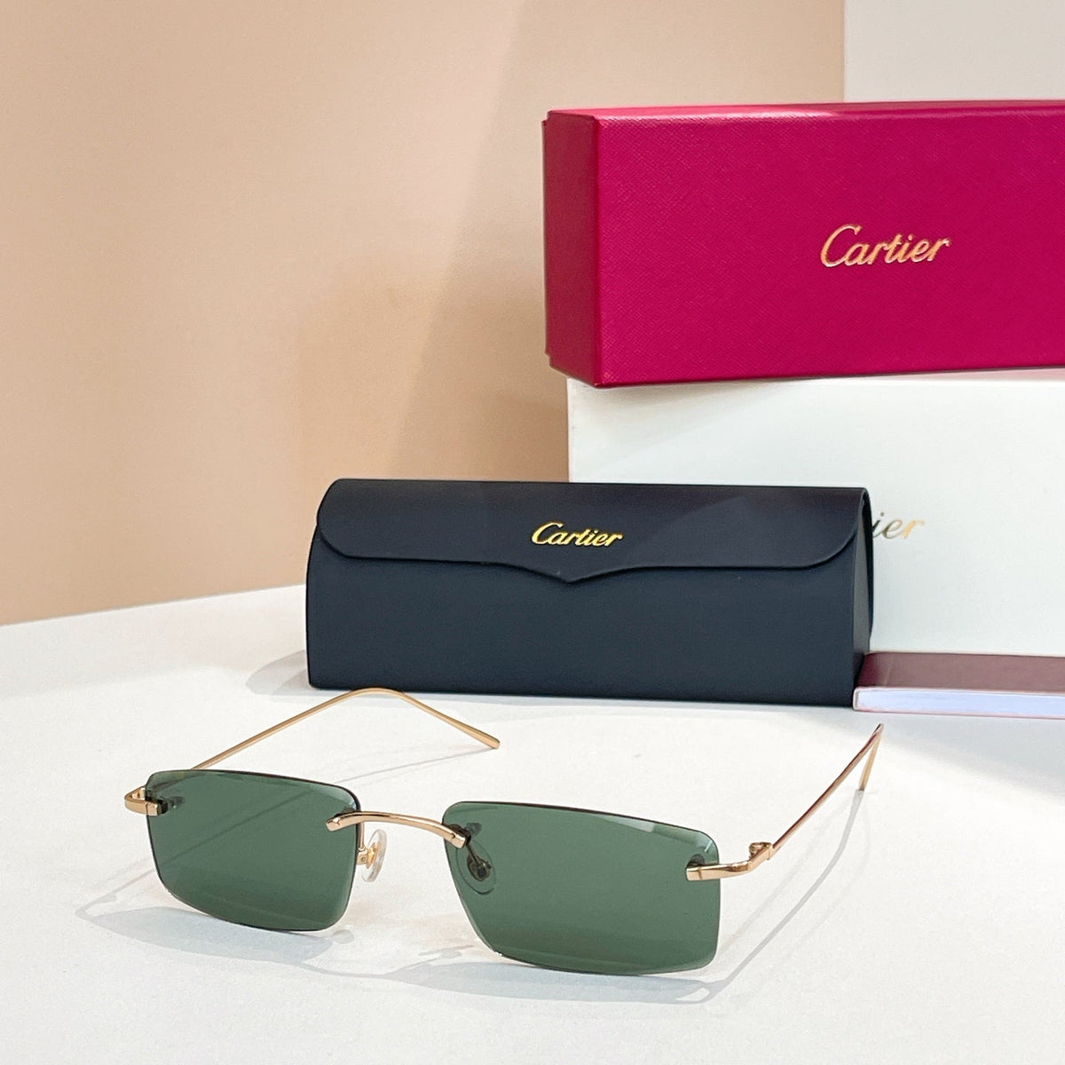 2026 New frameless square sunglasses