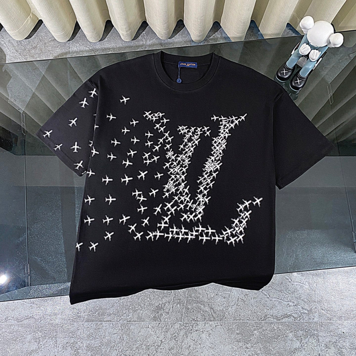 New small plane printing t-shirt