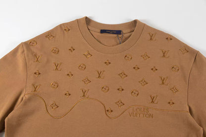 New embroidery splicing t-shirt