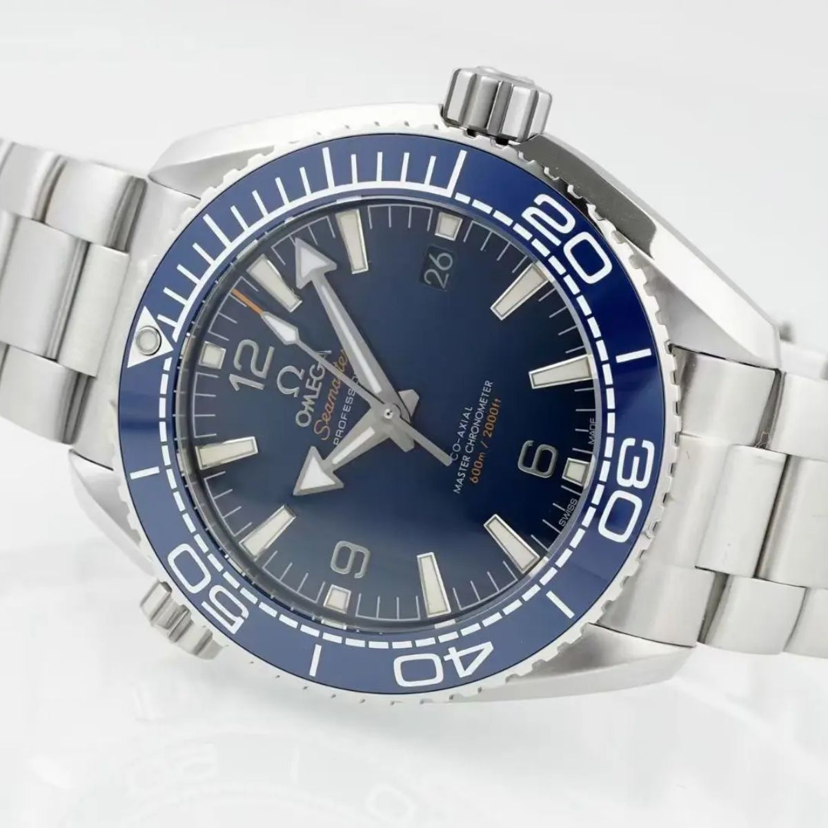 Celestial Ocean Diver 600M 44mm Steel On Steel Blue Dial 8198
