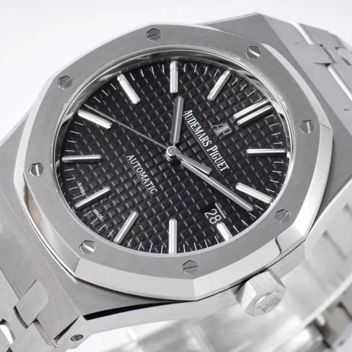 [Super Clone] Prestige Atelier Octagon Sport 41mm Black Dial Stainless Steel 3190