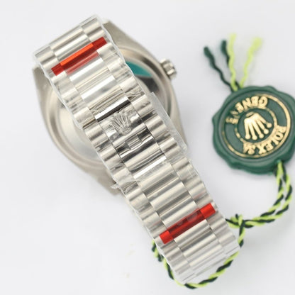 [Super Clone] Regency Weekday 36 mm Weekday Brilliant diamond set Bezel Silver Dial 128349RBR 2327